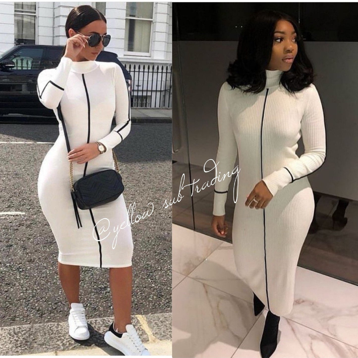 Turtleneck Bodycon Dress