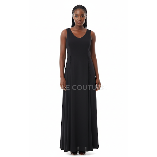 Women's Sleeveless Pleated Maxi Dress