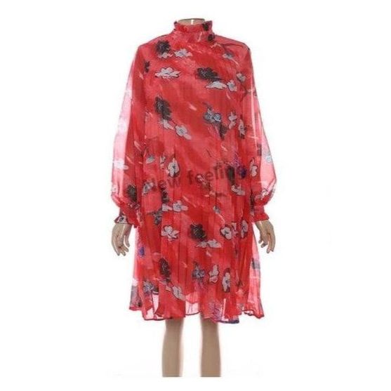 Floral Print Vintage Dress