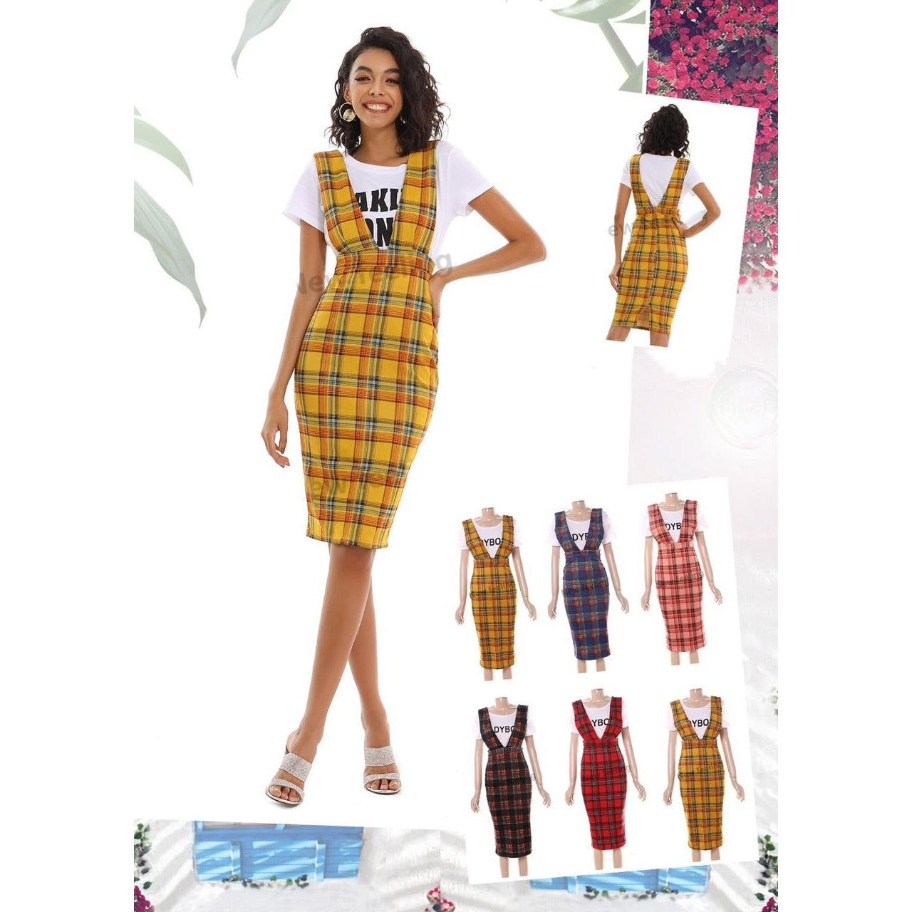 Suspender overall Dress