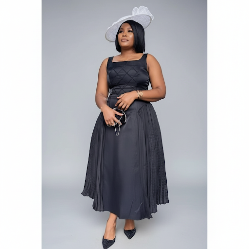 Square Neck Sleeveless Maxi Dress