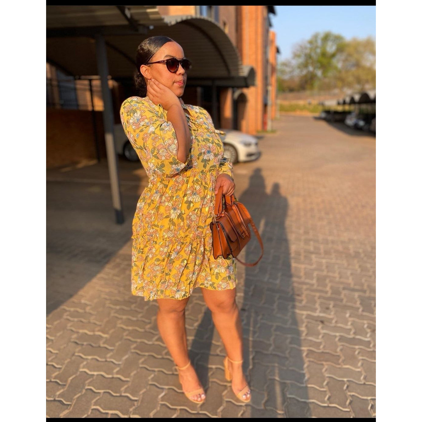 Floral Print Vintage Dress