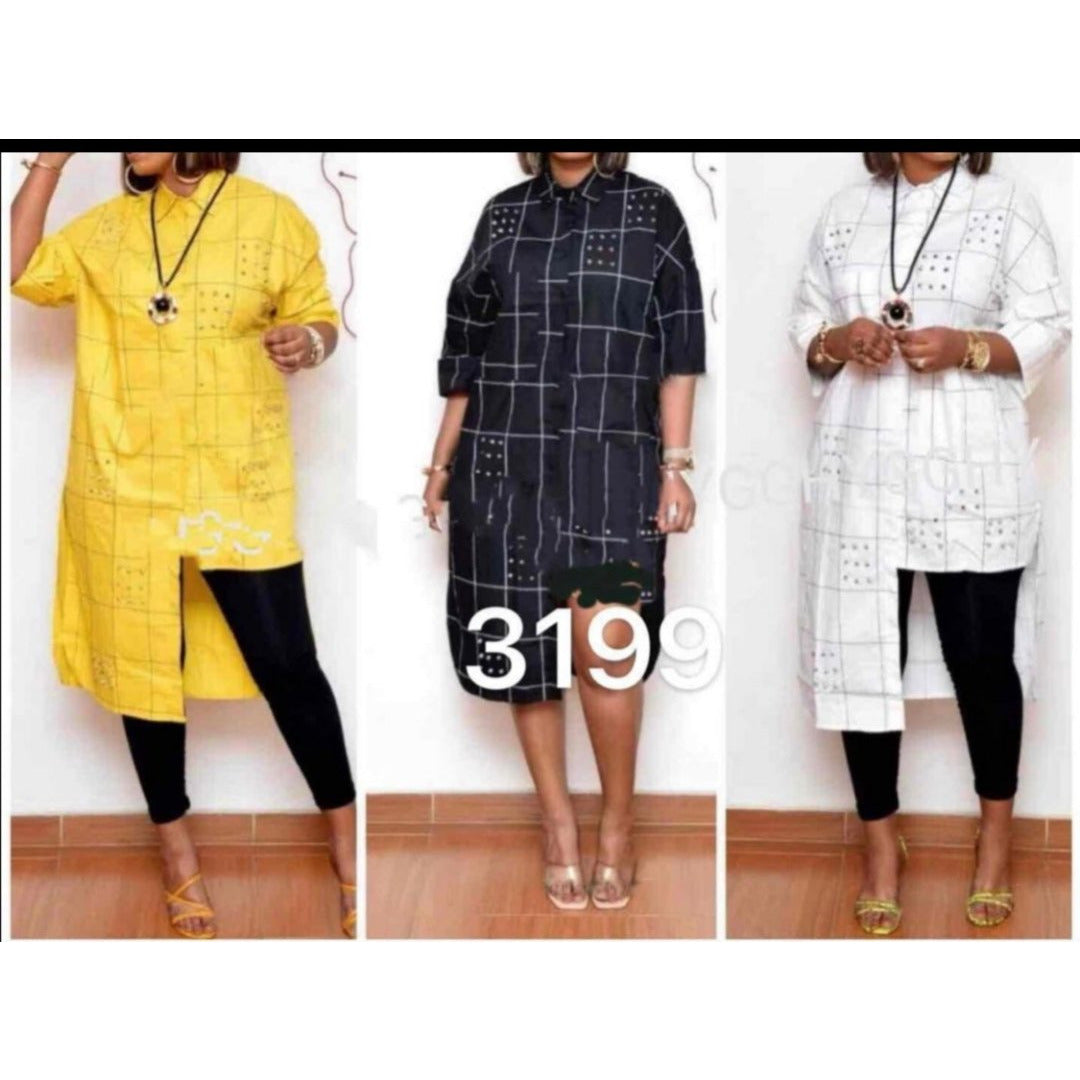 Irregular Shirt Dress