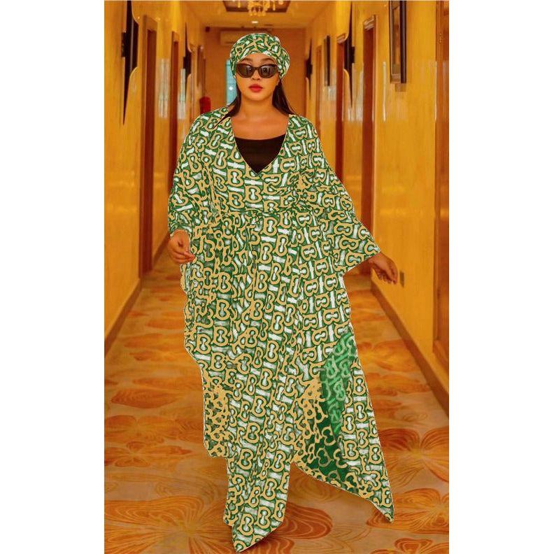 Dashiki Caftan Bubu Sexy Maxi Dress