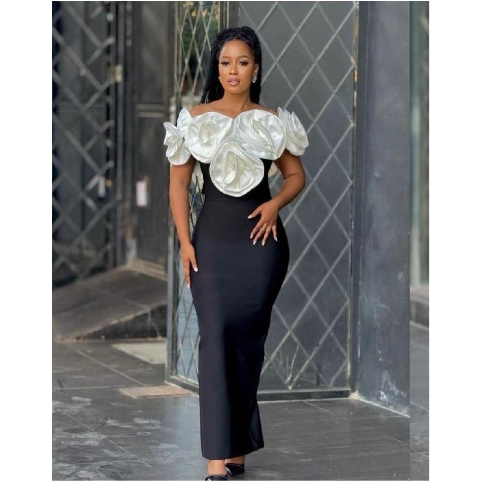 Elegant Off The Shoulder Cocktail Dress