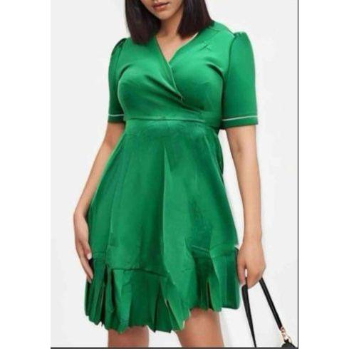 Short Sleeve Flittering Mini Dress
