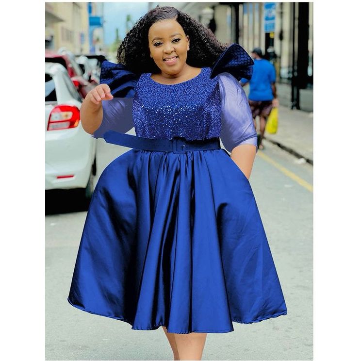 Plus Size Duchess Midi Dress