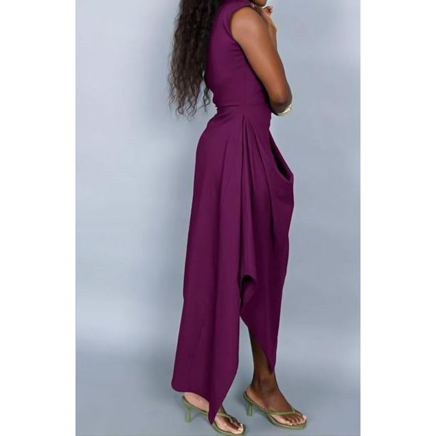 Sleeveless Strappy Plain Color Casual A Line Daily Dress