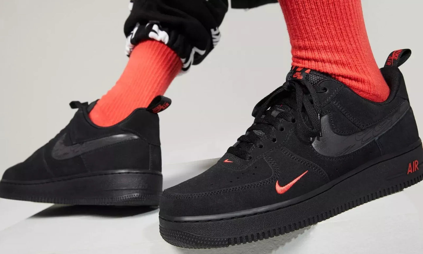 Nike Air Force 1 Low Multi-Swoosh Black
