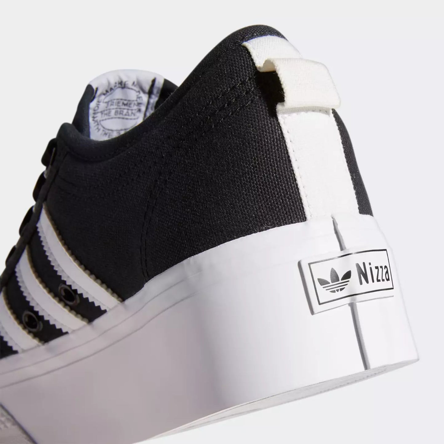 adidas Originals Nizza Platform Shoes in Black / White