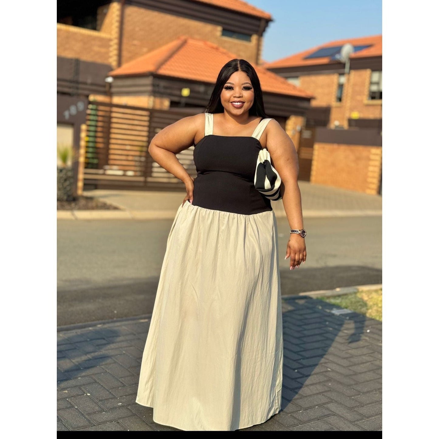 Open Shoulder Long Maxi Dress