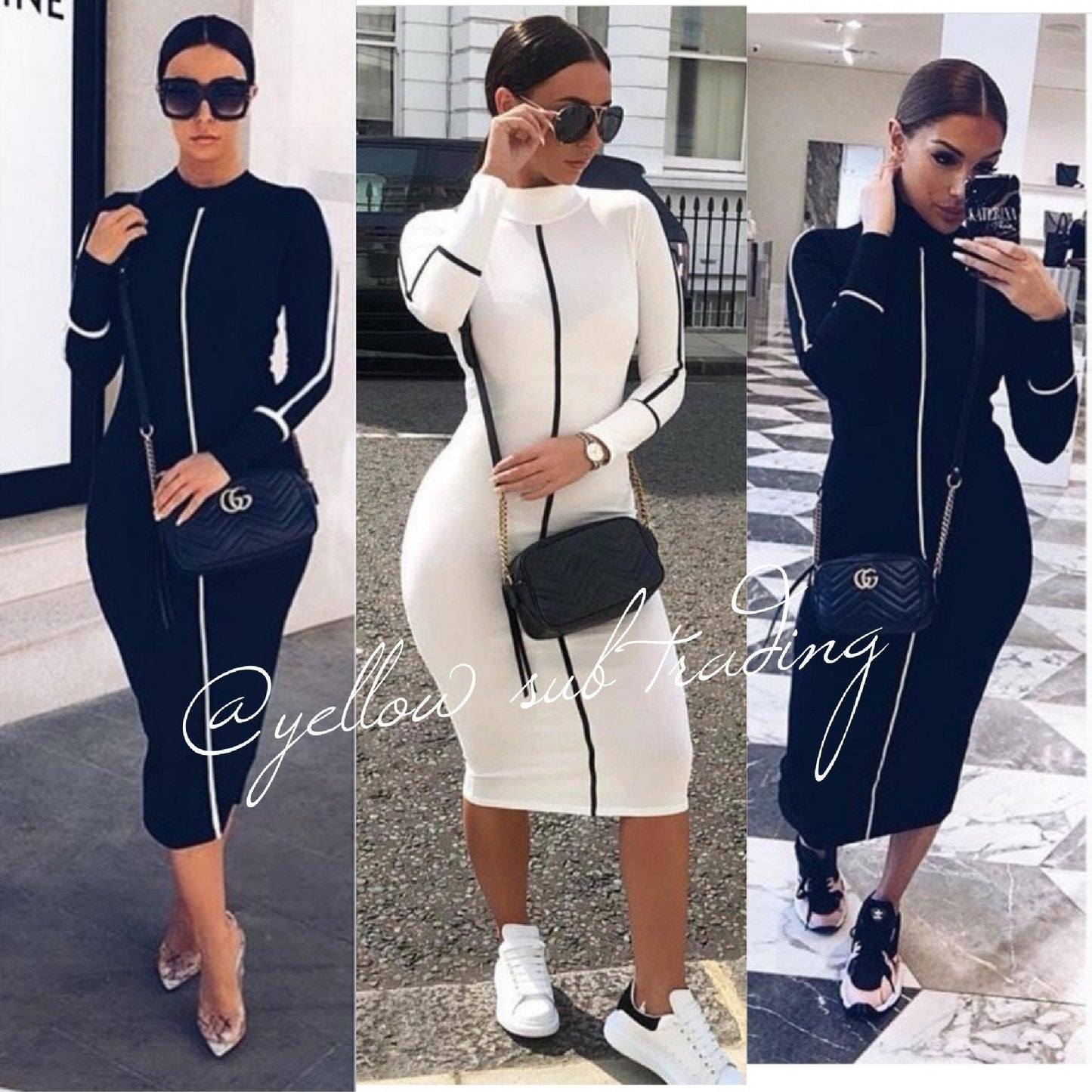 Turtleneck Bodycon Dress