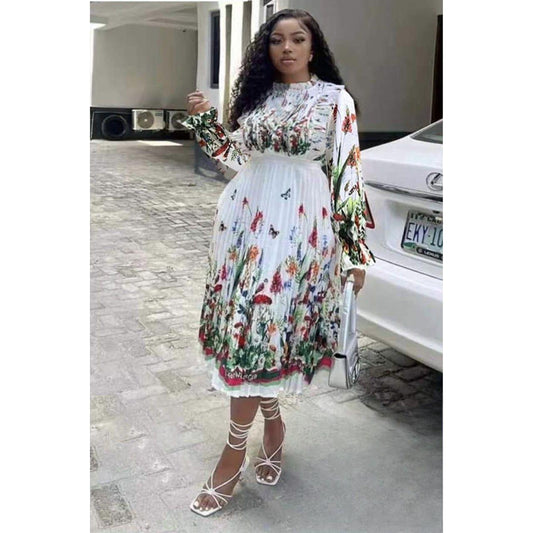 Floral Sleeveless Bubble Dress