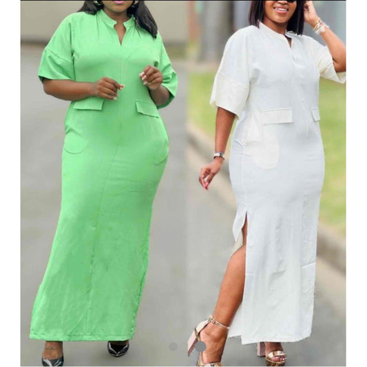 Sexy V-Neck Short Sleeve