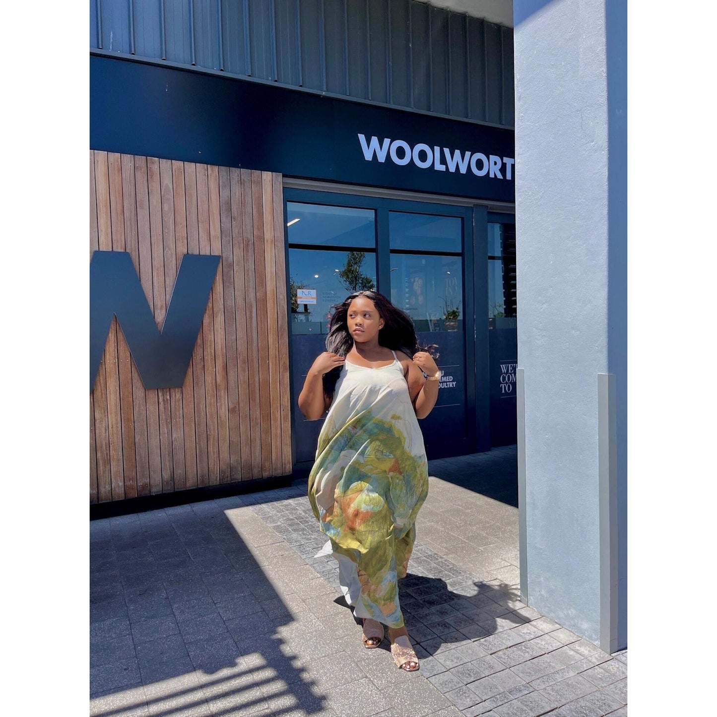 Stylish Floral Print Maxi Dress.