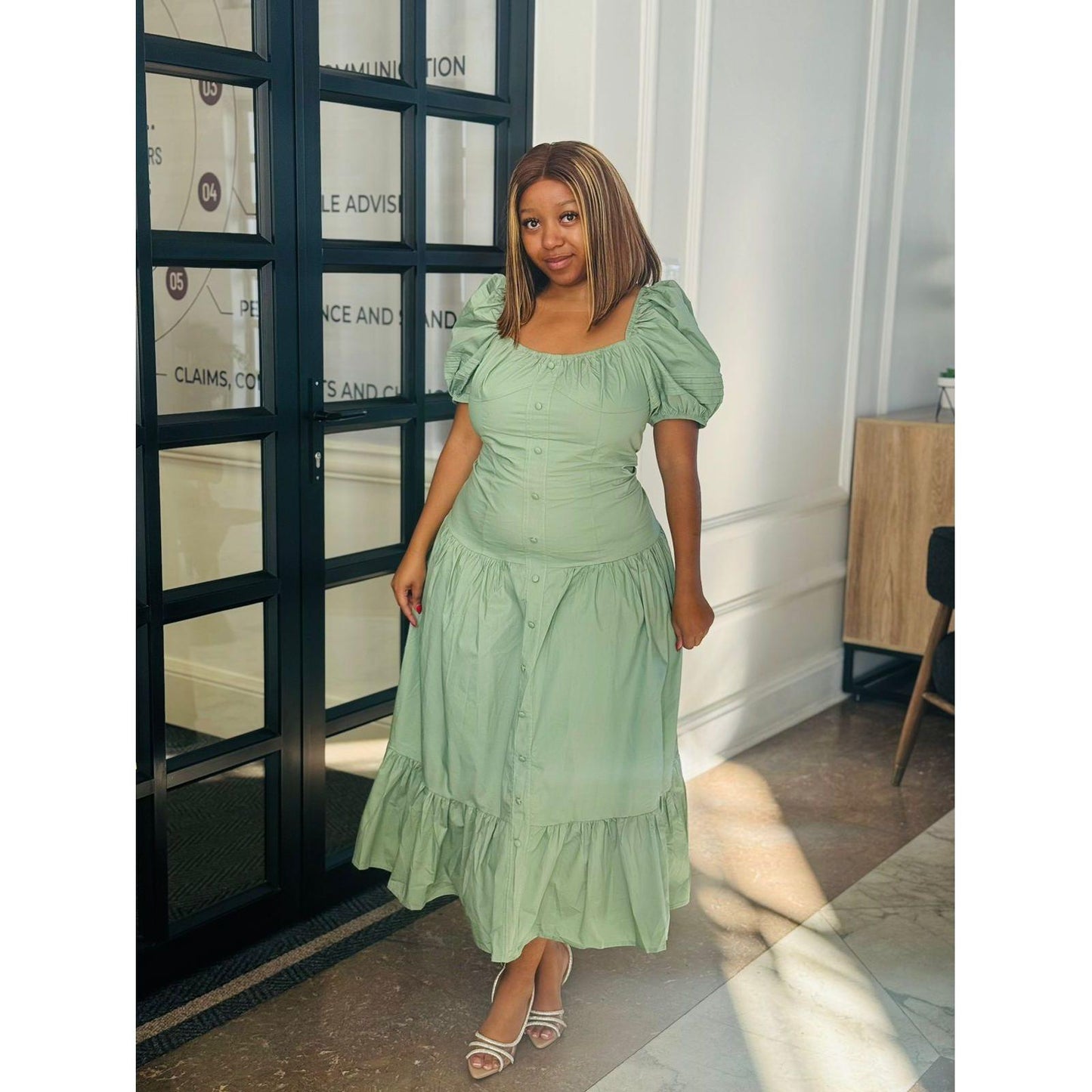 Sexy Short Sleeve Maxi Dress