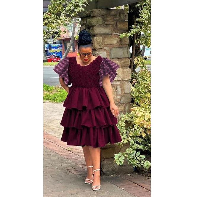 Off Shoulder Bubbles Dress