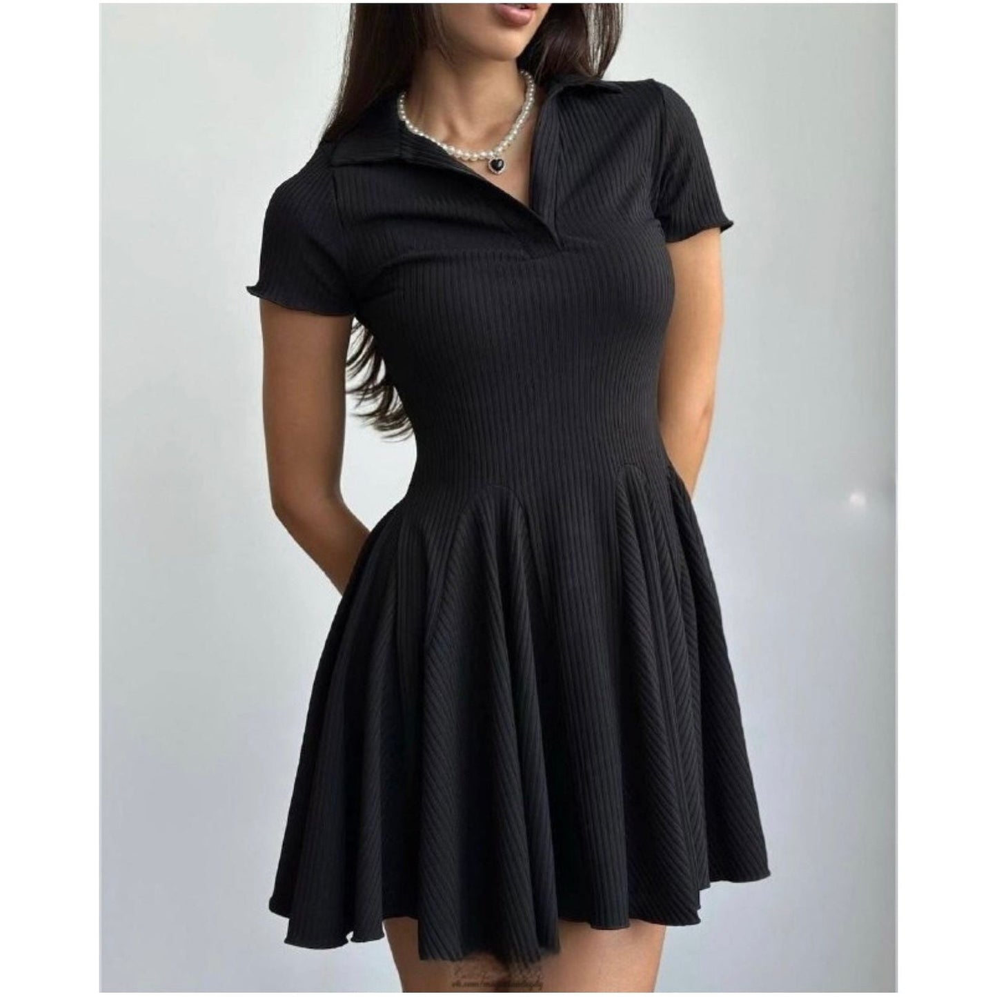 V-Neck Mini Golf Dress dress.