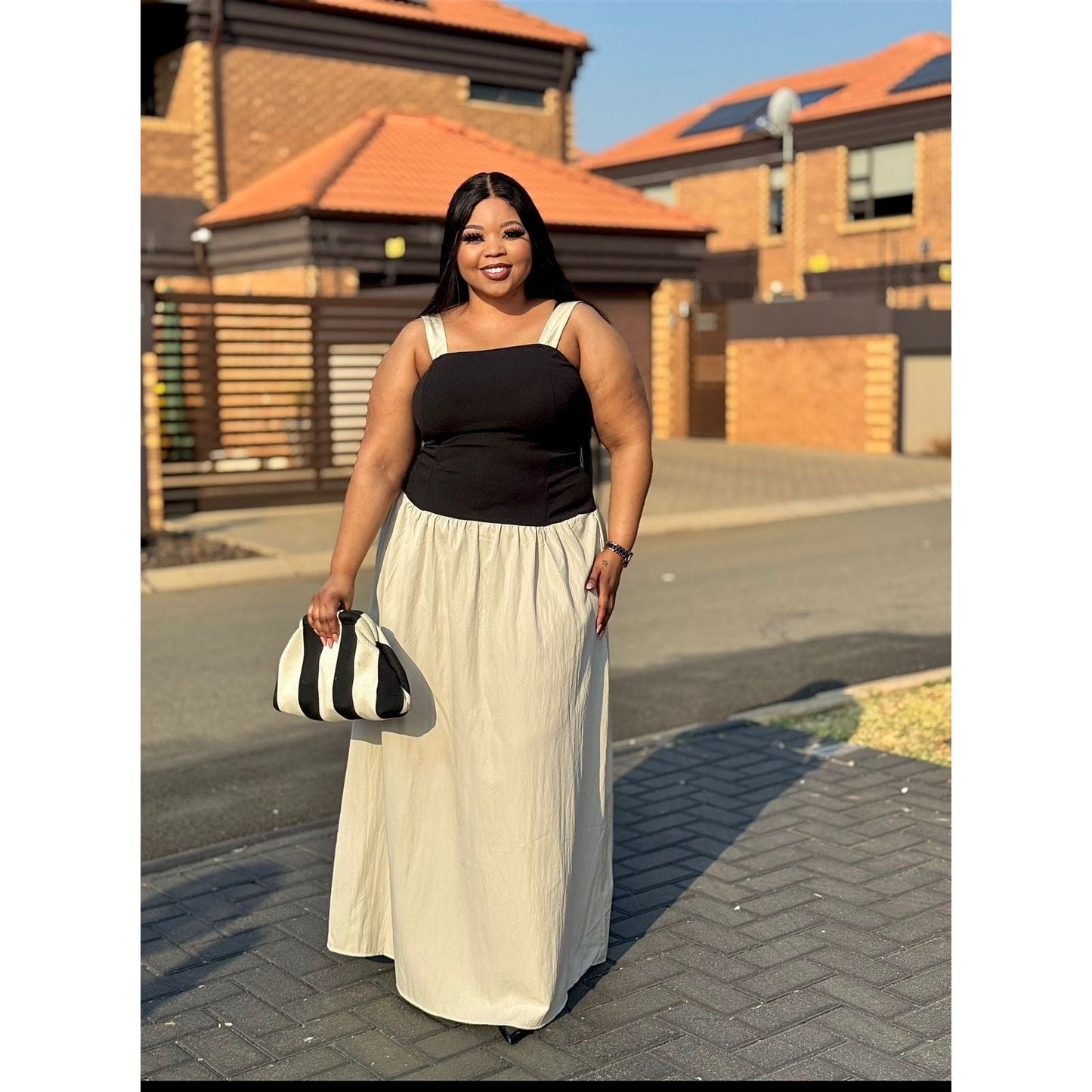 Open Shoulder Long Maxi Dress