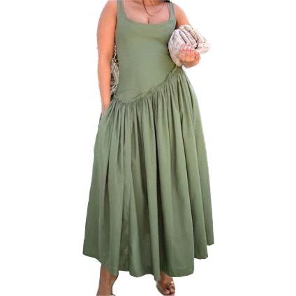 Sexy Sleeveless Baby doll Maxi Dress