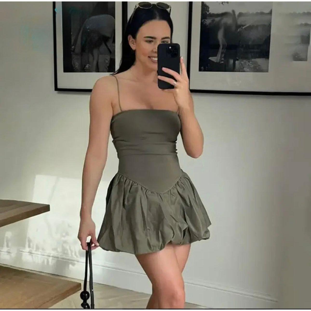 Plain Short Summer Dress.