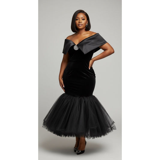 Off-Shoulder Bodycon Mermaid Dress