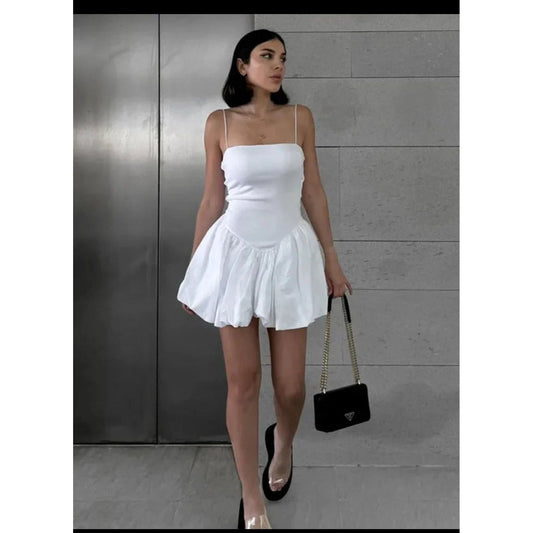 Plain Short Summer Dress.