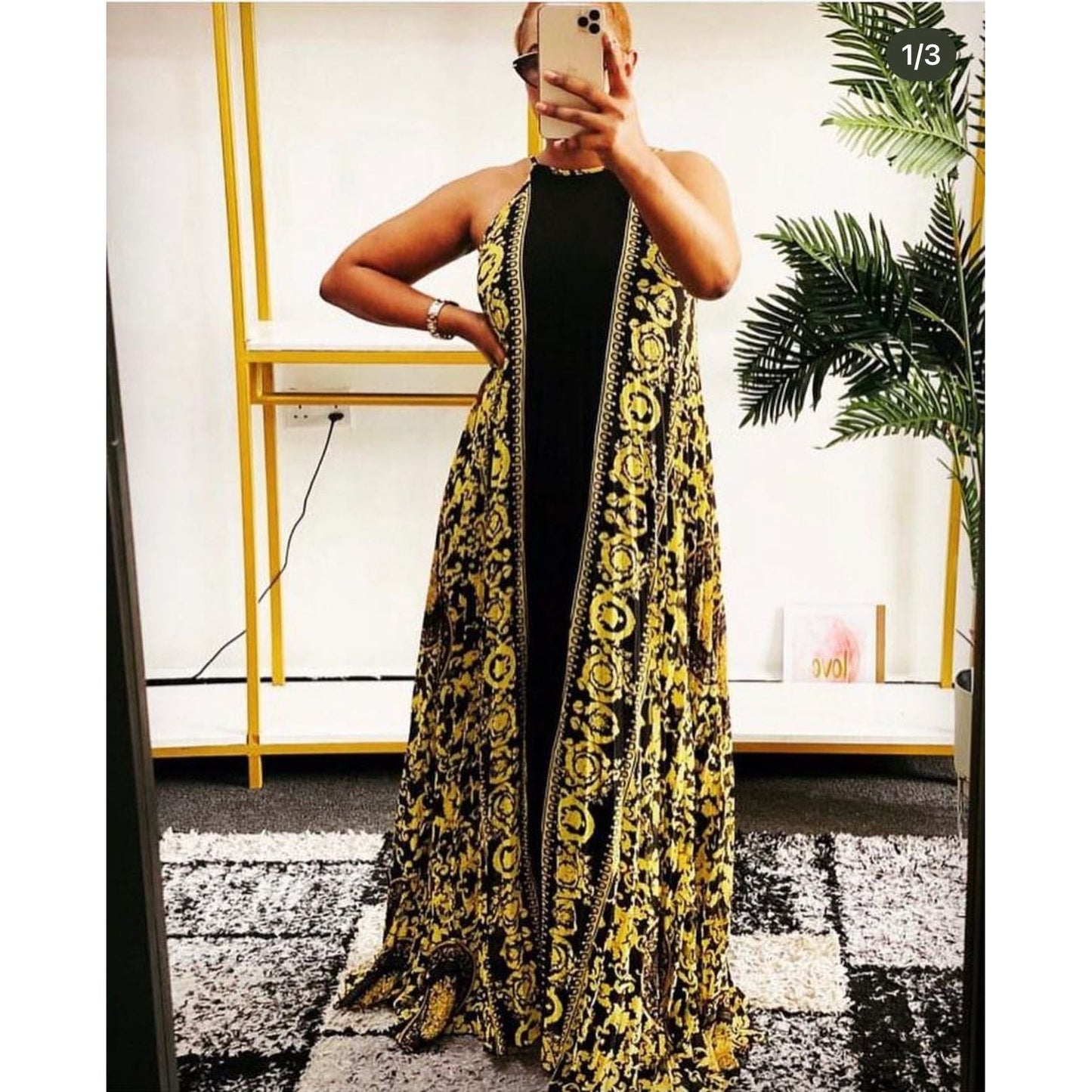 Sleeveless Floral Maxi Dress