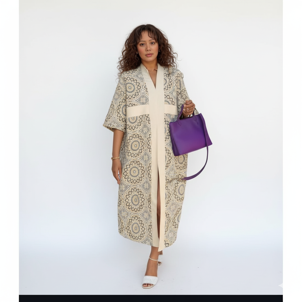 Elegant African Kimono Traditional Trending Maxi Dress