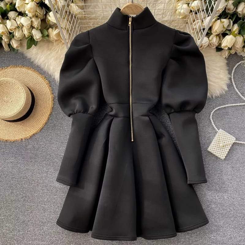 Puff Long Sleeve Dresses