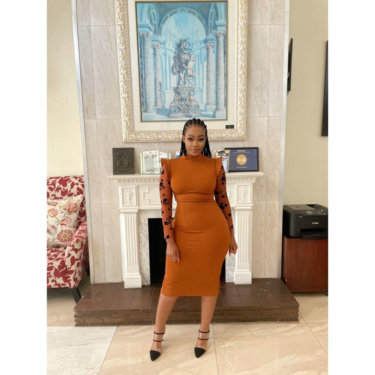 Nited Long Sleeve Bodycon Dress