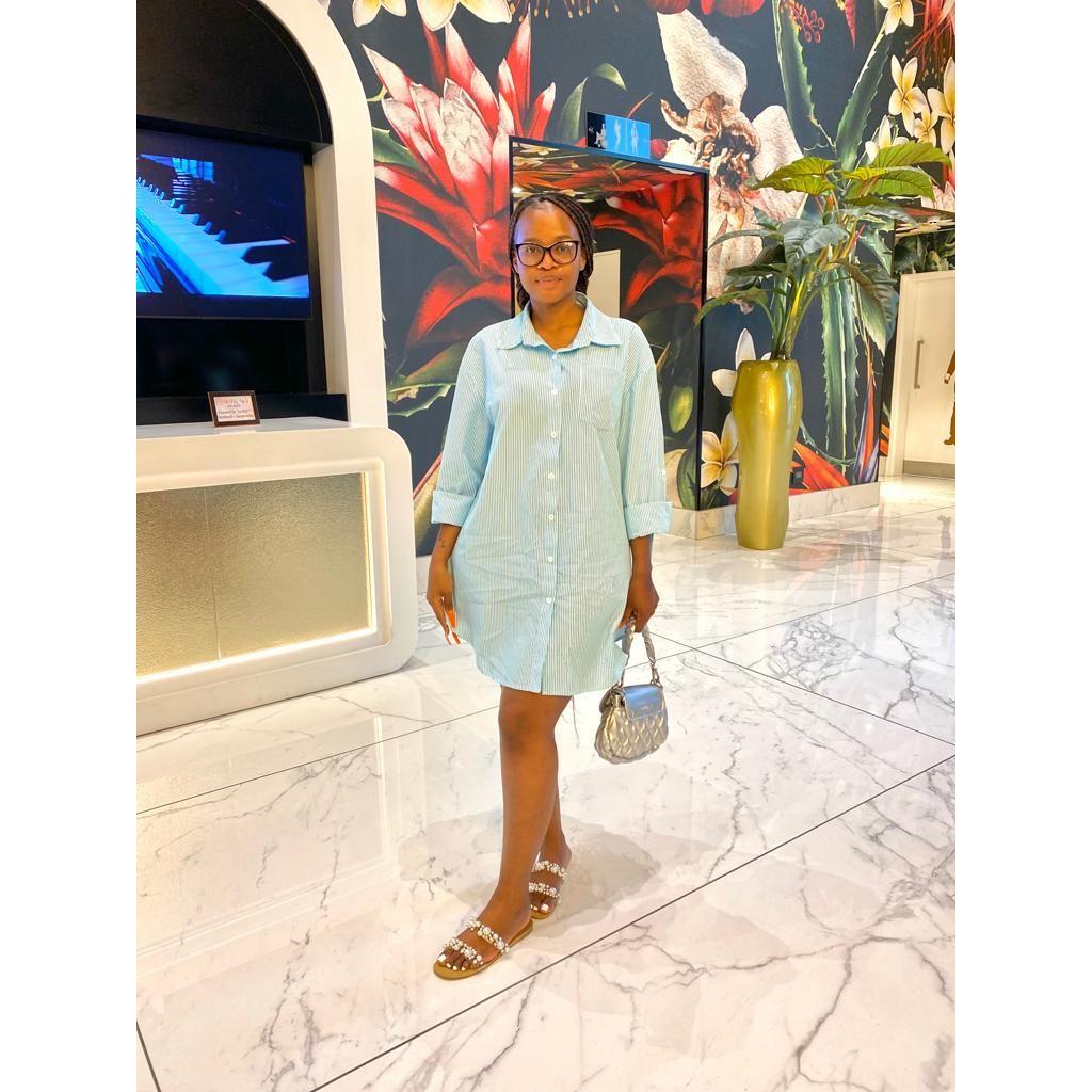 Long sleeves Vintage Shirt Dress