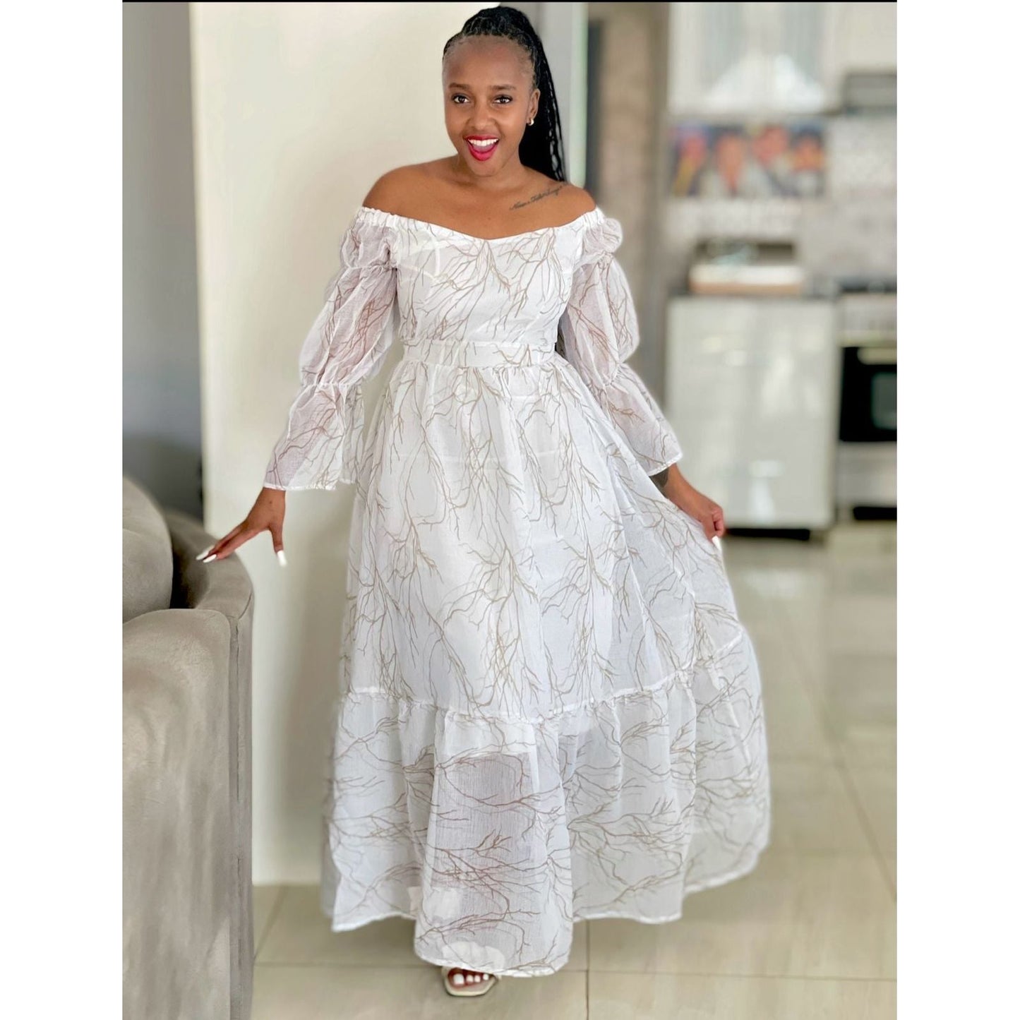 Sexy Backless Lace Dress