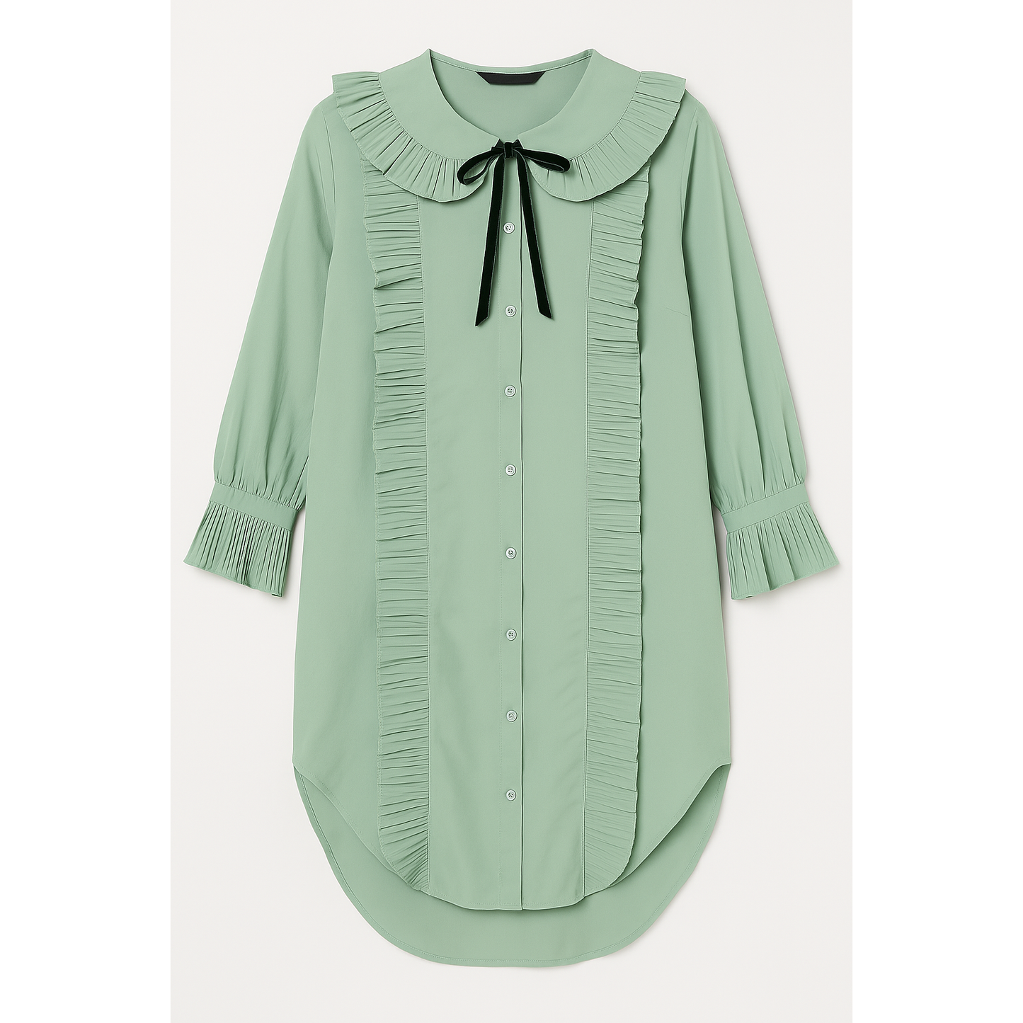 Tie Neck Vintage Dress