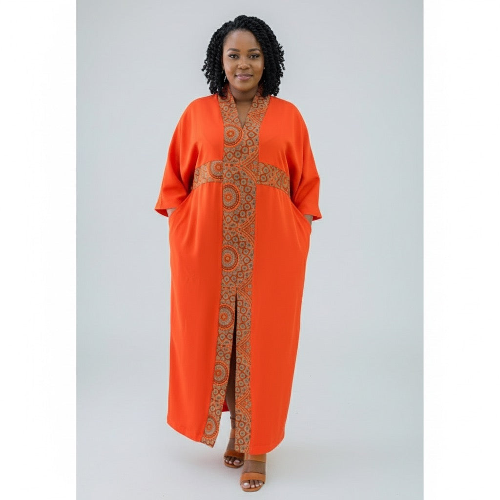 Elegant African Kimono Traditional Trending Maxi Dress