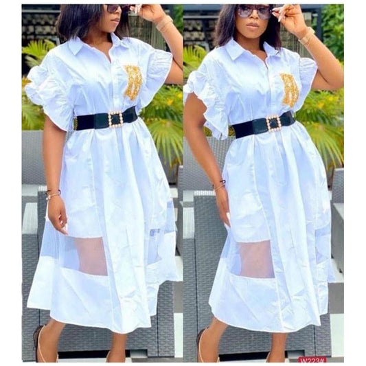 White Shirt Dress