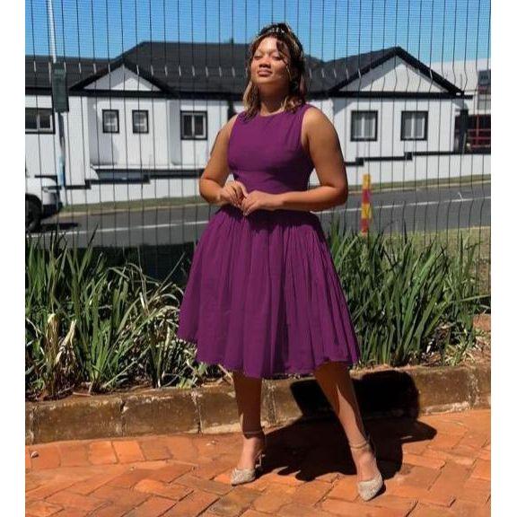 Sleeveless Corset Midi Dress