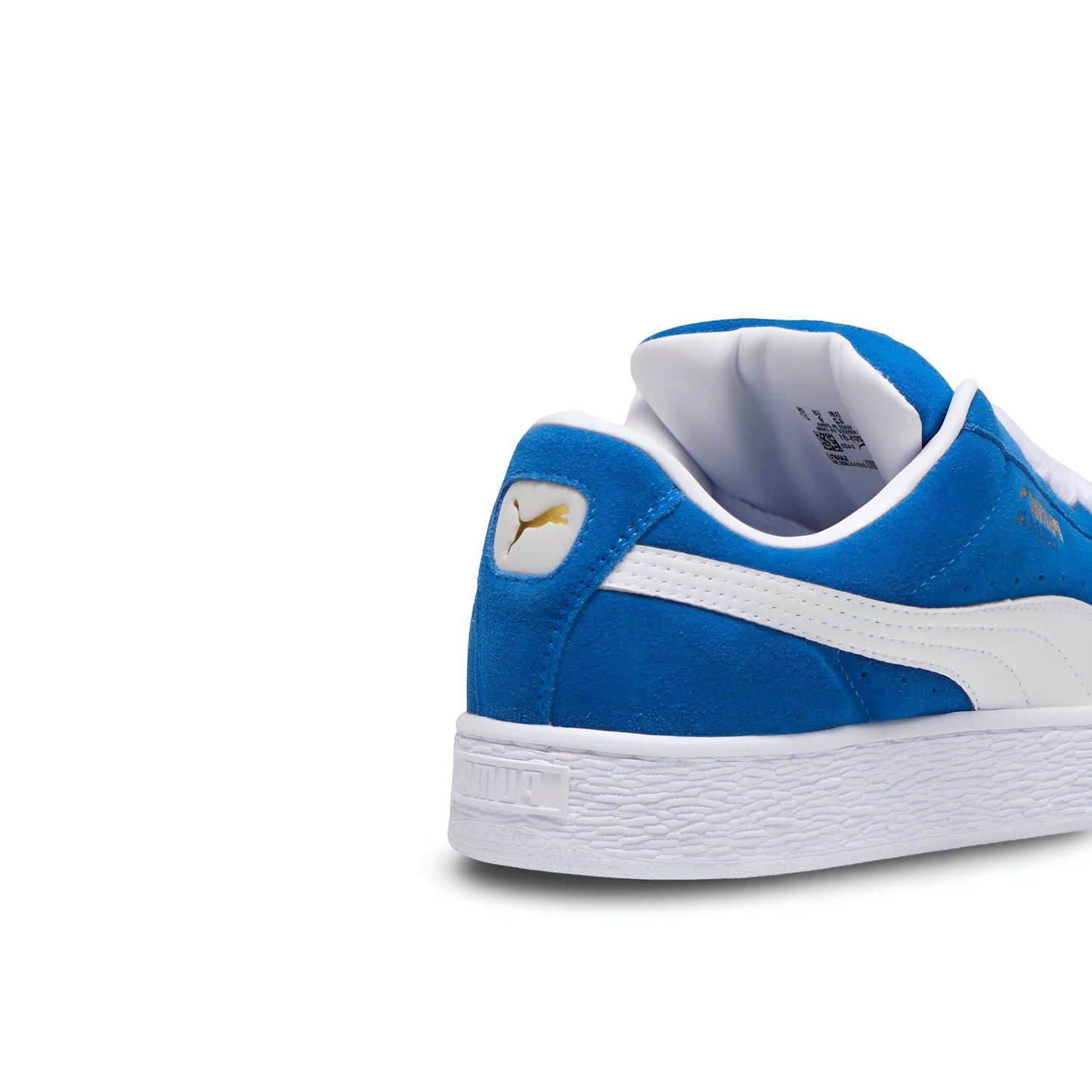 Puma Suede XL trainers in blue/white