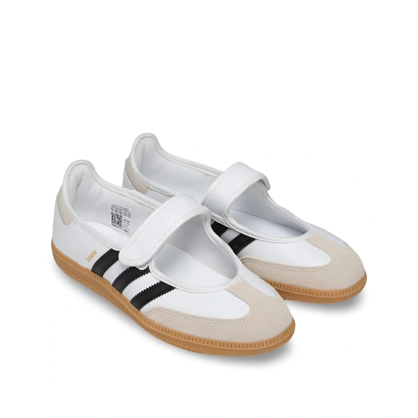 Adidas Samba Mary Jane – White/Black/Gum
