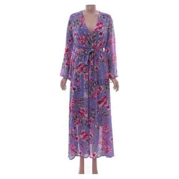 Floral Chiffon French retro A-line Dress