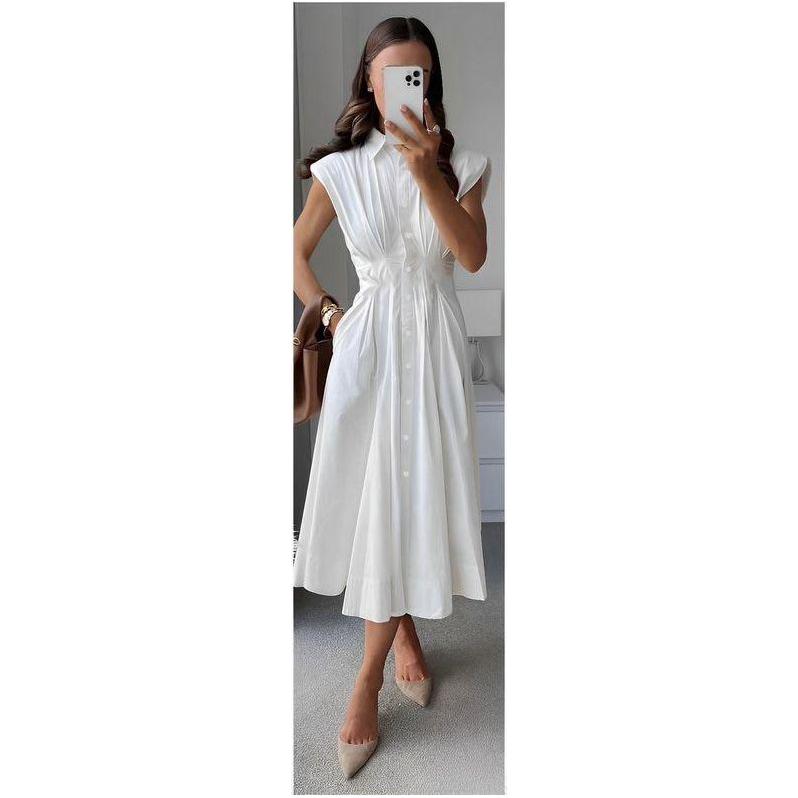 Shirt Dress With Tie Belt