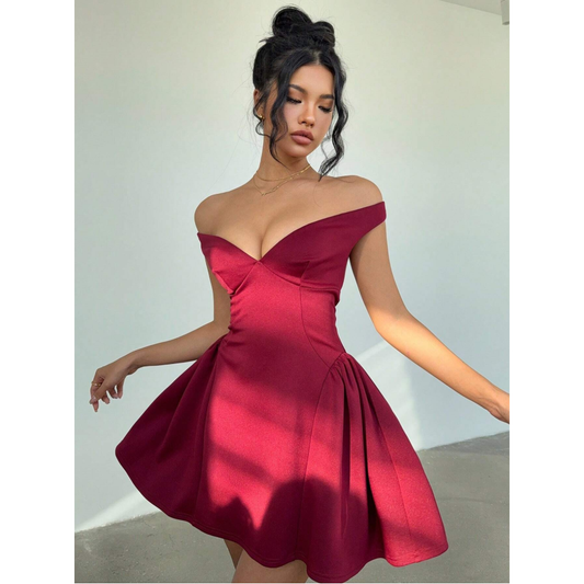 Off-Shoulder Mini Dress