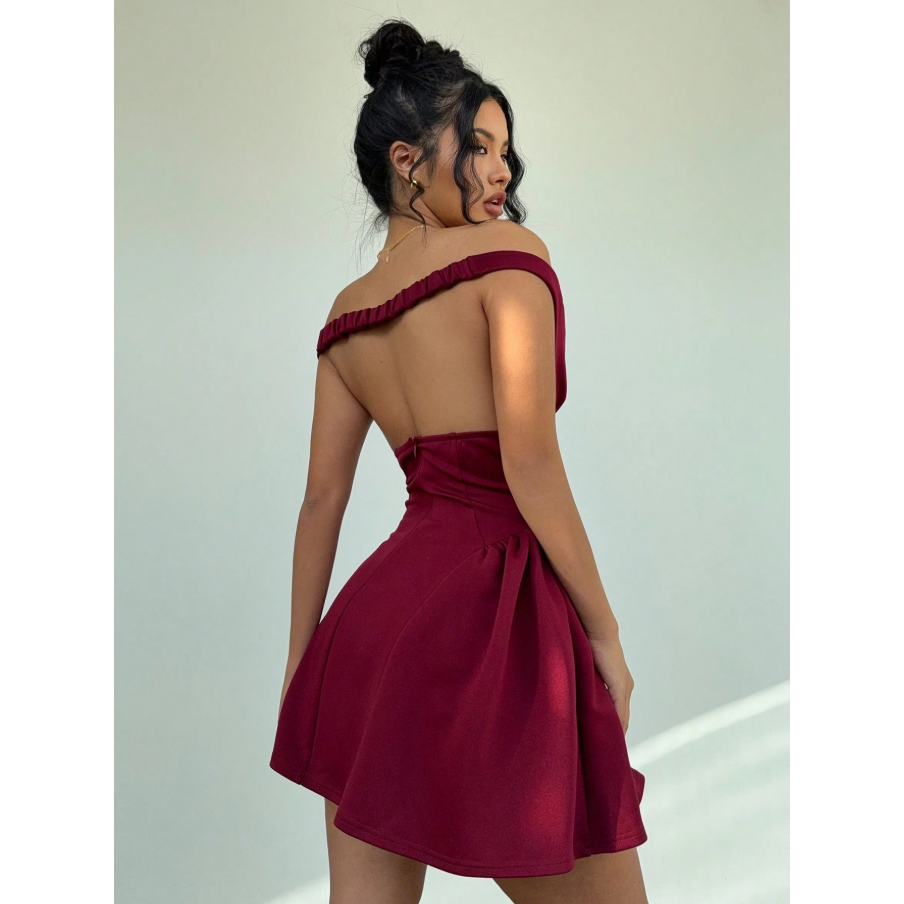 Off-Shoulder Mini Dress