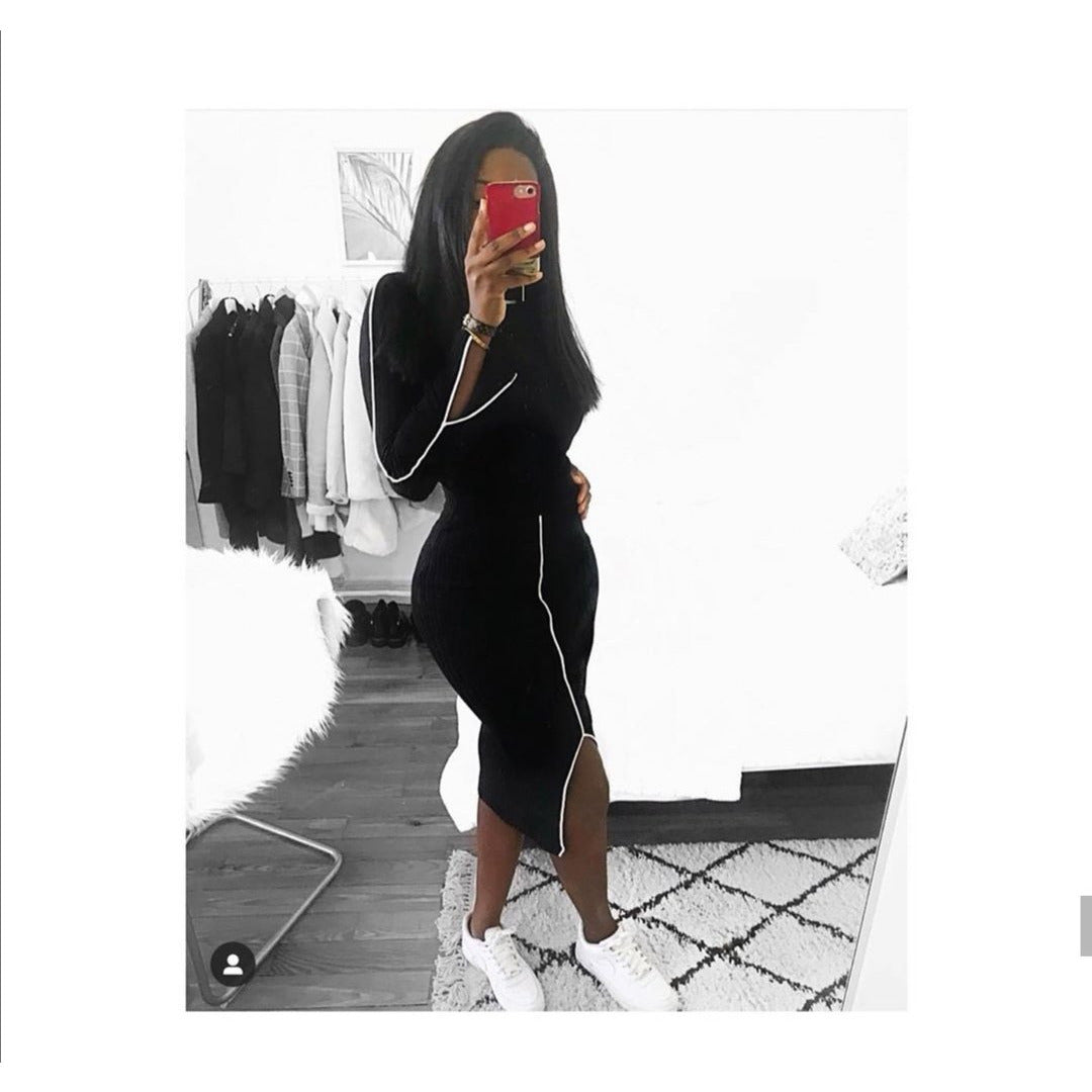 Turtleneck Bodycon Dress