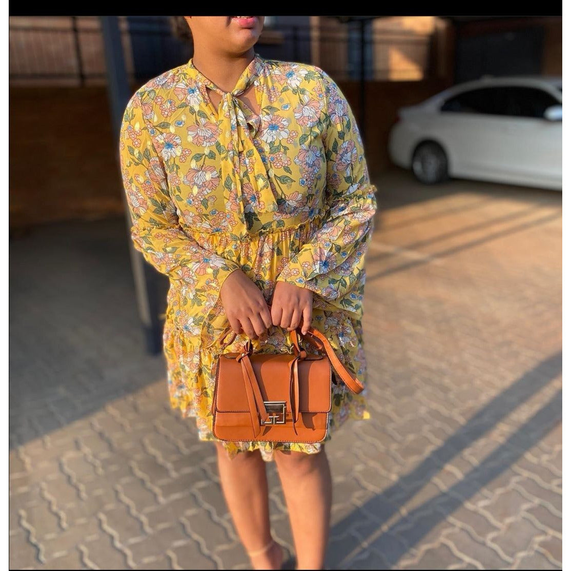 Floral Print Vintage Dress 