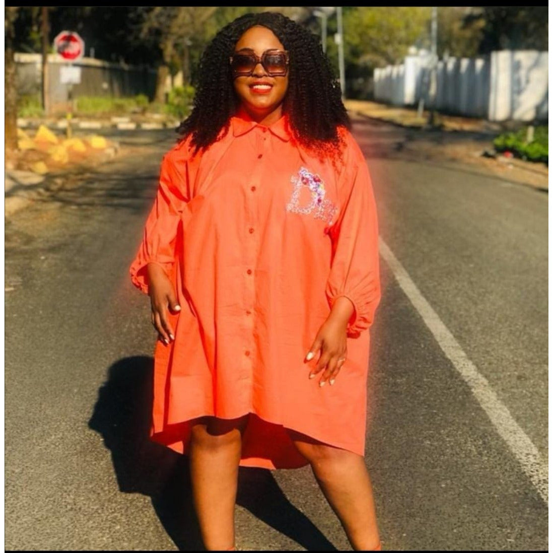 Oversized Shirt Dress.