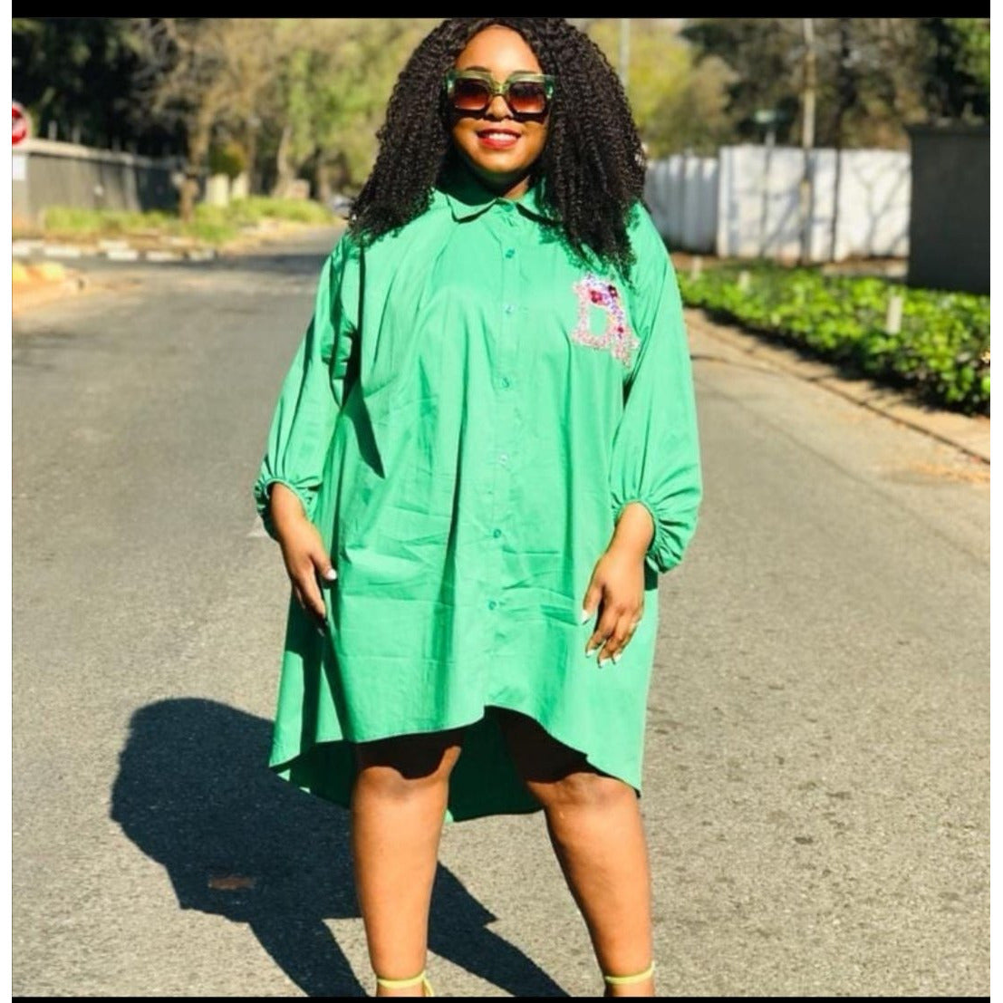 Oversized Shirt Dress.