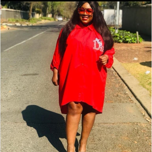 Oversized Shirt Dress.