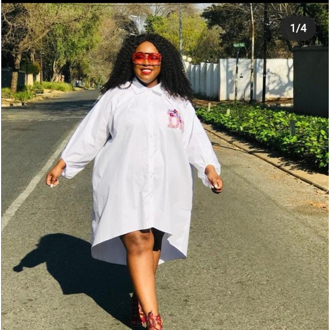 Oversized Shirt Dress.