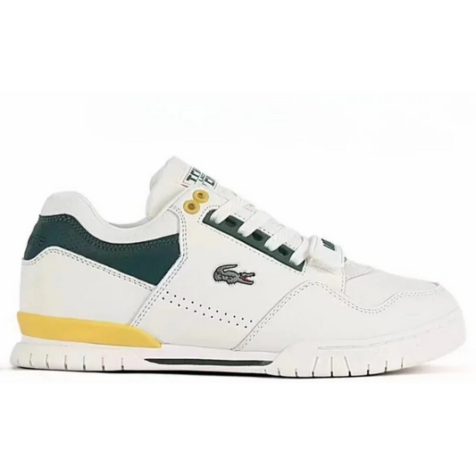 Lacoste Mens Missouri Sneakers - White/Green/Yellow